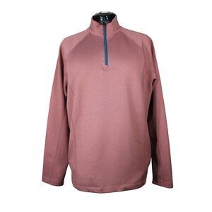 Untuckit men's mid-weight 1/2 zip performance pullover sweatshirt L